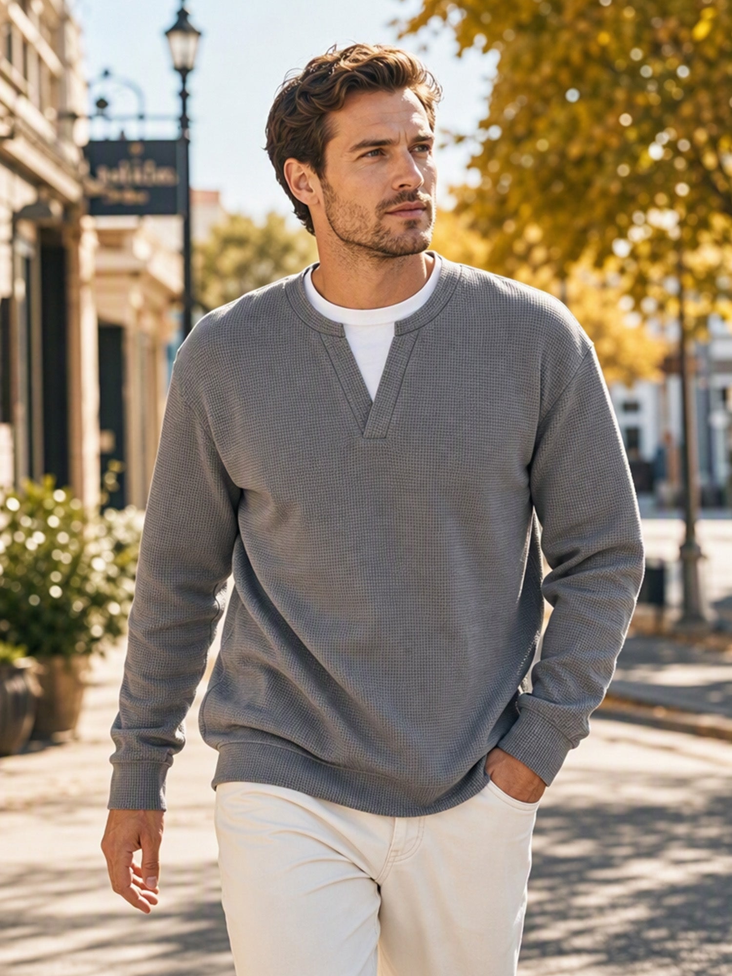 T-Shirt in Cotone Nido d'Ape |Design a Strati, Morbidezza e Stile Casual