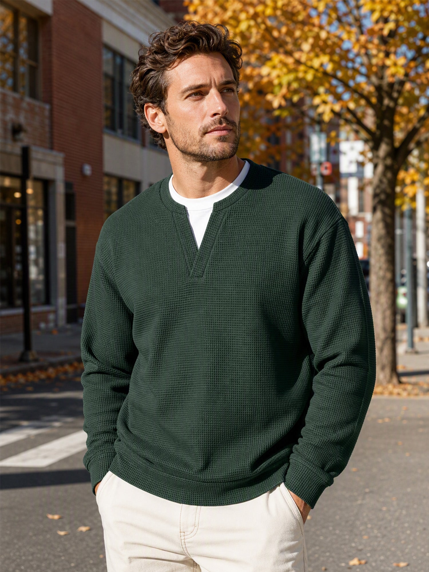 T-Shirt in Cotone Nido d'Ape |Design a Strati, Morbidezza e Stile Casual