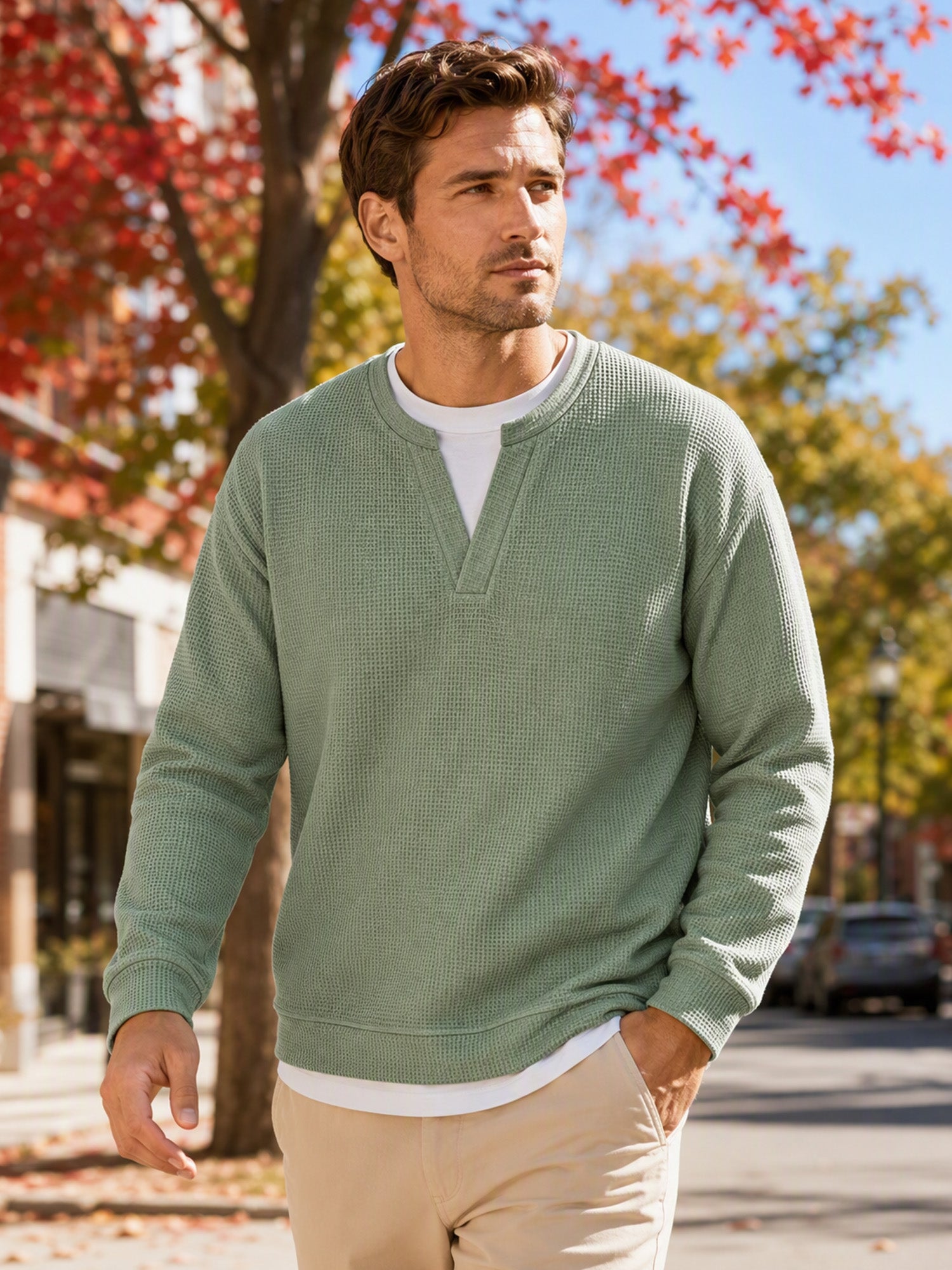T-Shirt in Cotone Nido d'Ape |Design a Strati, Morbidezza e Stile Casual