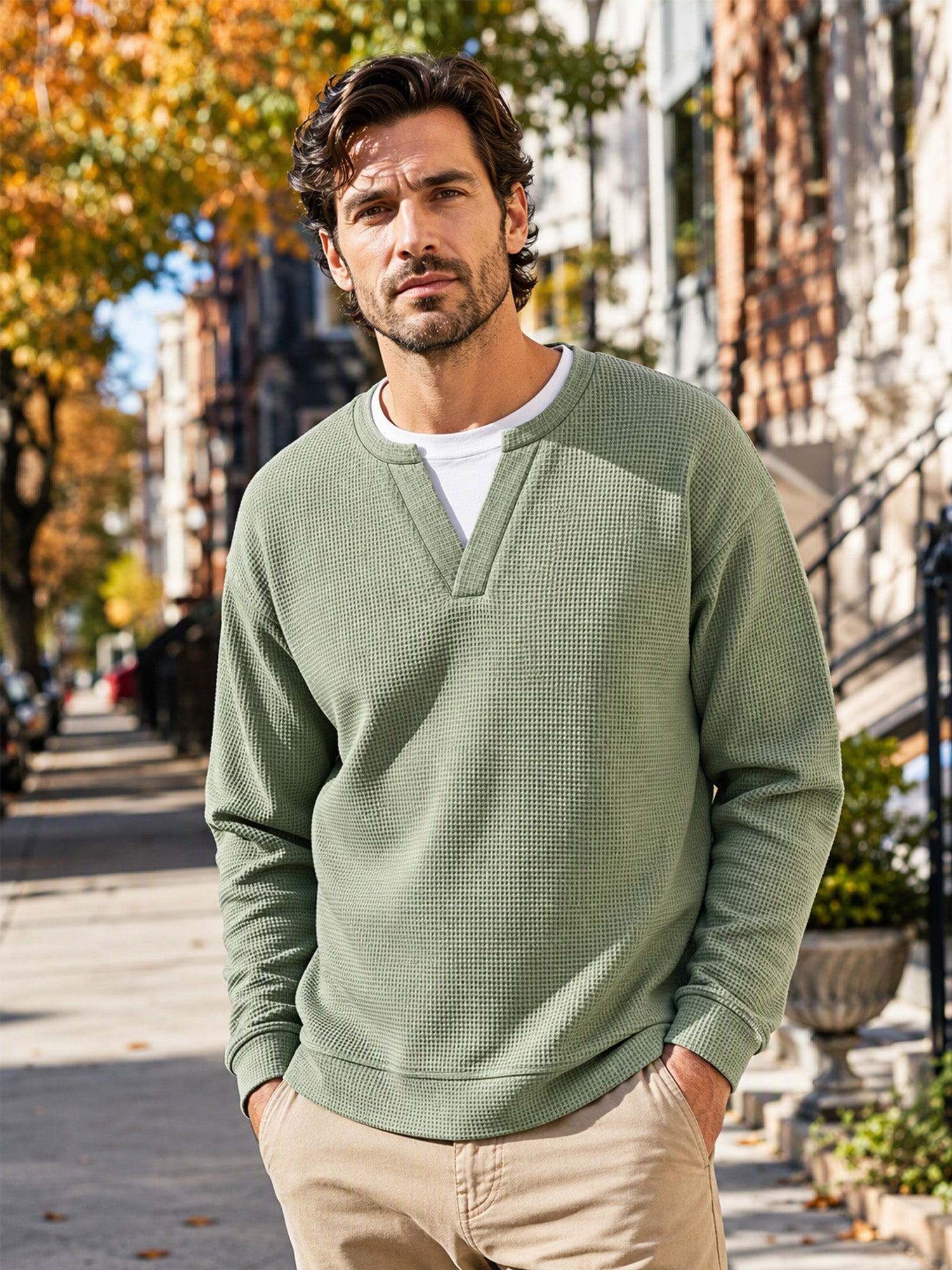 T-Shirt in Cotone Nido d'Ape |Design a Strati, Morbidezza e Stile Casual