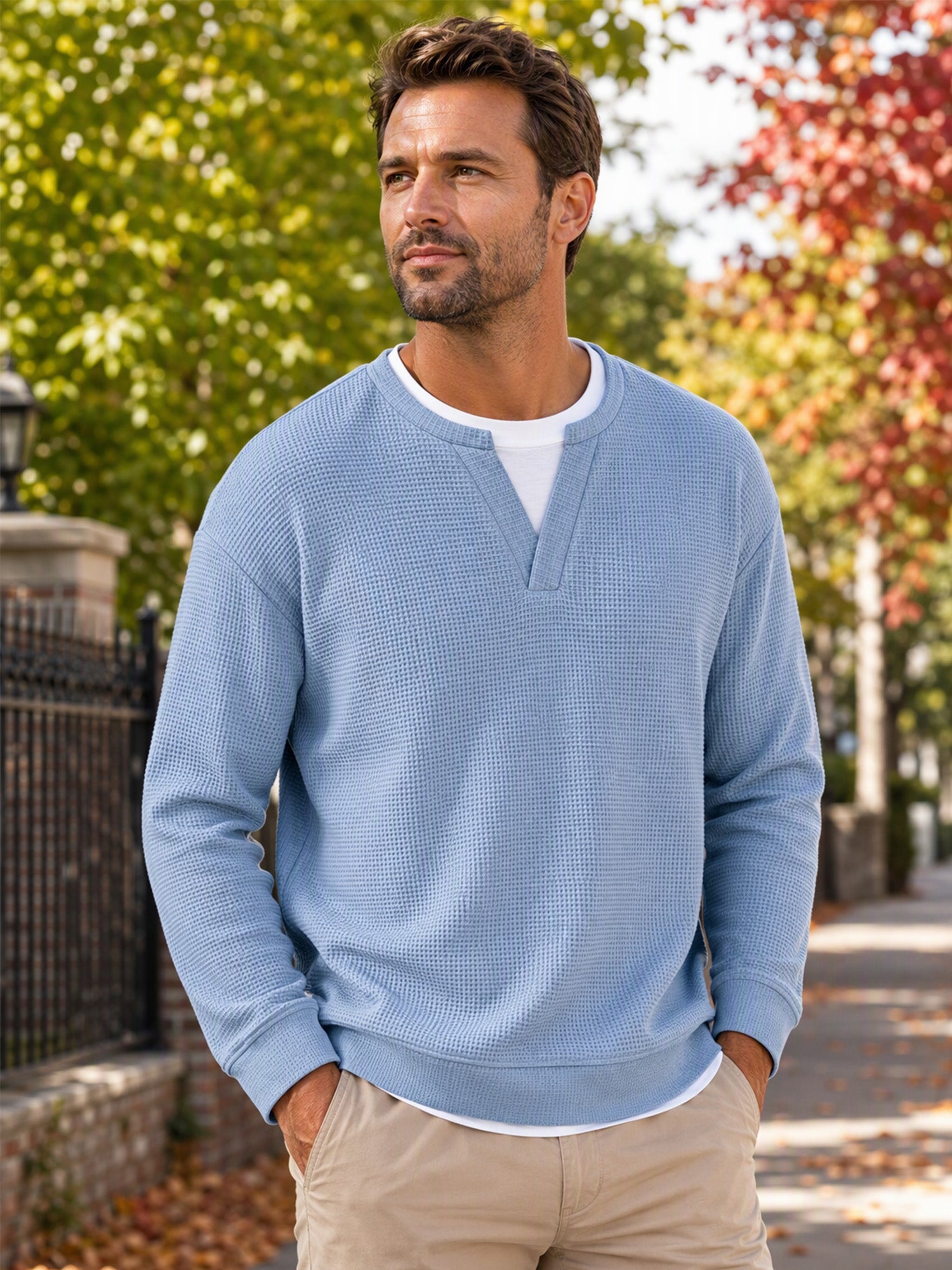 T-Shirt in Cotone Nido d'Ape |Design a Strati, Morbidezza e Stile Casual