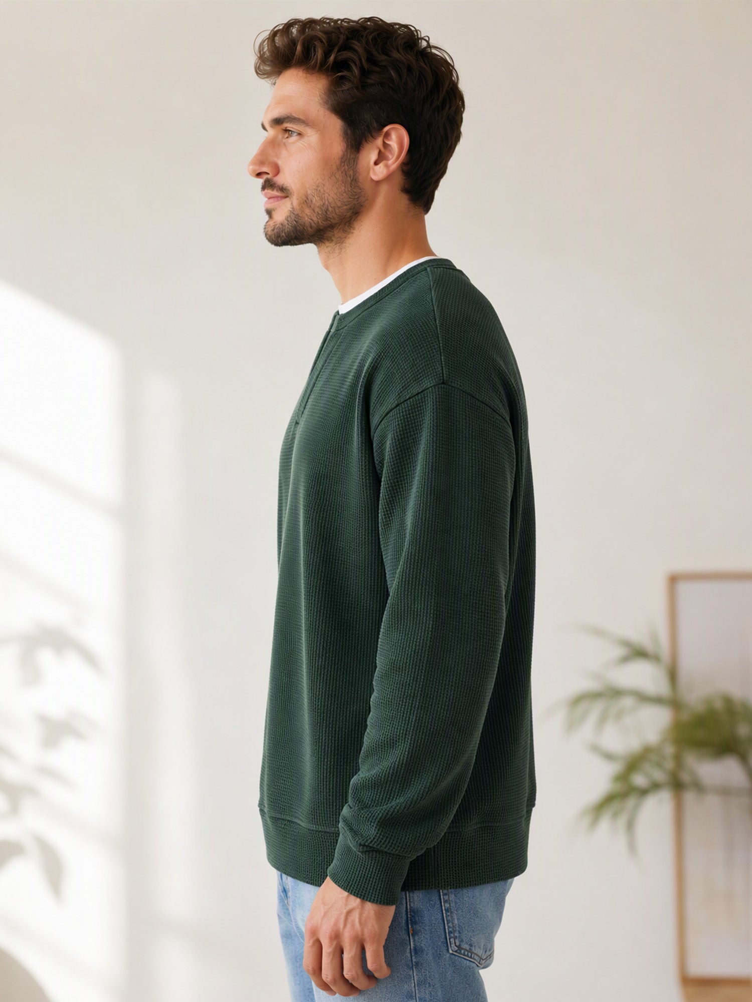 T-Shirt in Cotone Nido d'Ape |Design a Strati, Morbidezza e Stile Casual