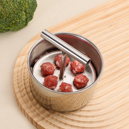 Stampo Per Polpette Da Cucina in Acciaio Inox