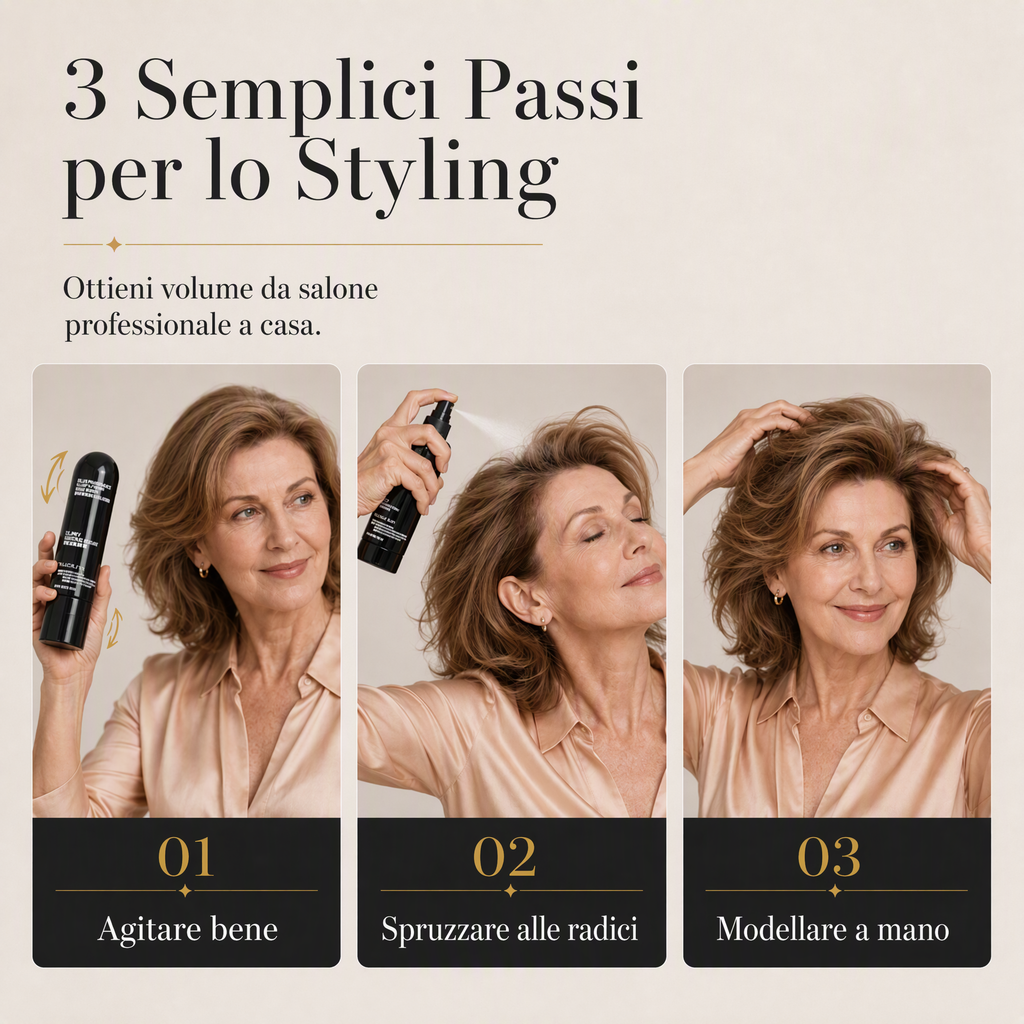 🍑💨 50% DI SCONTO! Spray Volumizzante e Fissante al Profumo di Pesca – Formula leggera per volume naturale e tenuta duratura. Fragranza fresca di pesca – capelli fini pieni e freschi tutto il giorno!