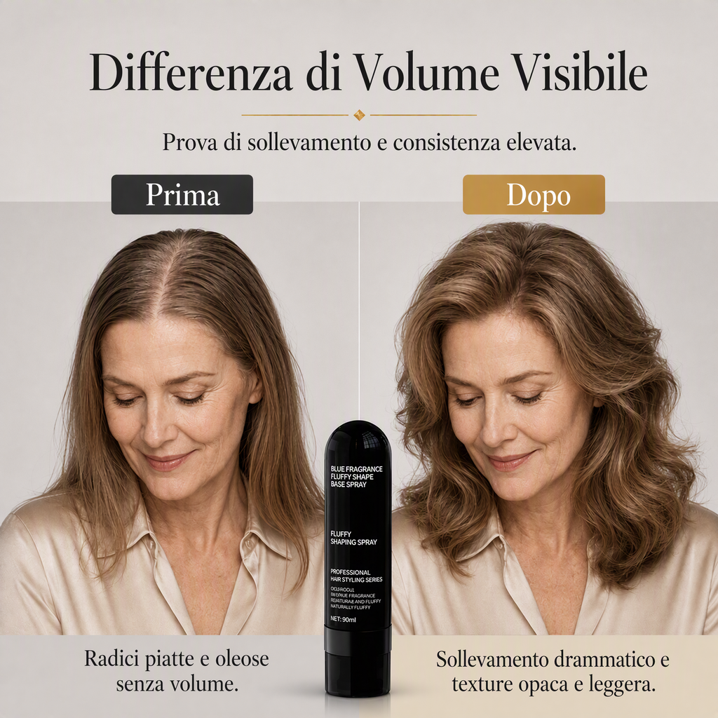 🍑💨 50% DI SCONTO! Spray Volumizzante e Fissante al Profumo di Pesca – Formula leggera per volume naturale e tenuta duratura. Fragranza fresca di pesca – capelli fini pieni e freschi tutto il giorno!