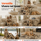 🐾 Coperta Morbida in Flanella a Impronte di Zampa | Calda e Avvolgente ma Leggera 🤗 | Stampa Vivace e Duratura ✨ | 2 Colori e 7 Dimensioni, da 70×100 a 160×220 cm 📏 | Perfetta per Divano, Letto e Viaggi 🛋️