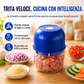 🔥 Ora al 50% di sconto! Libertà in Cucina! ✂️ Robot Tritatutto Ricaricabile con 6 Lame | Taglia Carne, Aglio e Verdure in 5 Secondi ⚡