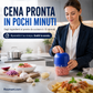 🔥 Ora al 50% di sconto! Libertà in Cucina! ✂️ Robot Tritatutto Ricaricabile con 6 Lame | Taglia Carne, Aglio e Verdure in 5 Secondi ⚡