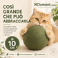 🐱🌿 PALLA GIGANTE DI ERBA GATTA NATURALE 10 cm – 50% DI SCONTO! Giocattolo da Masticare per Gatti, Interattivo alla Menta, Allevia lo Stress e Pulisce i Denti! 🧶✨