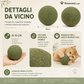 🐱🌿 PALLA GIGANTE DI ERBA GATTA NATURALE 10 cm – 50% DI SCONTO! Giocattolo da Masticare per Gatti, Interattivo alla Menta, Allevia lo Stress e Pulisce i Denti! 🧶✨