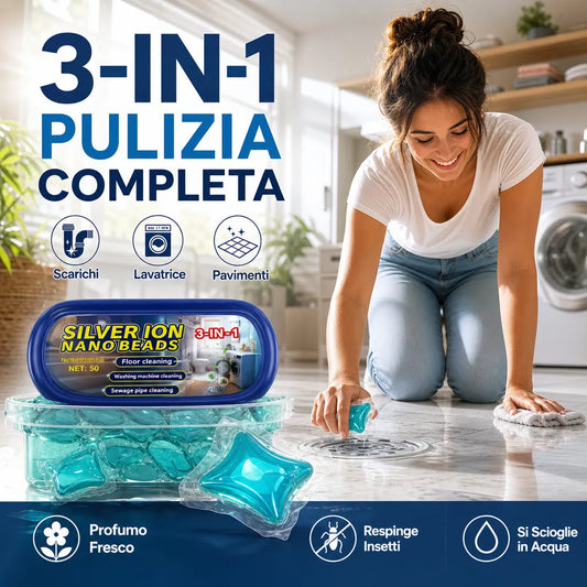 Perle detergenti e insetticide tutto in uno