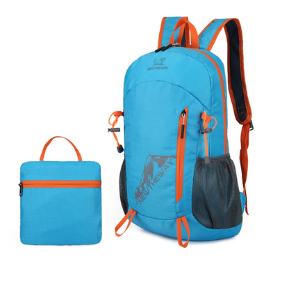 🏞️🎻 Zaino Pieghevole Impermeabile per Trekking & Campeggio 💧✨ – Ultraleggero, Antistrappo, 7 Tasche, Compatto come un Uovo 🥚 – Uomo & Donna 👟