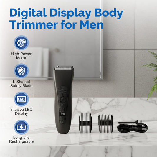 📢📢SCONTO DEL 60%!!🔥🔥Rifinitore digitale per il corpo da uomo con display digitale✨