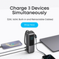 Power Bank, 25000mAh Caricatore Portatile con Tre Porte USB-C da 100W per Ricarica Multi-Dispositivo, Cavi Integrati e Retrattili