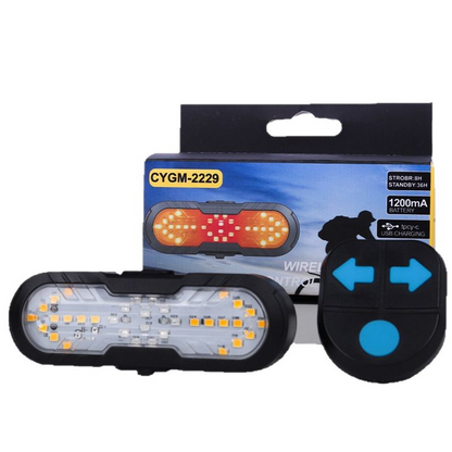 ⏰🔥OFFERTA A TEMPO LIMITATO: SCONTO DEL 50%! ✨Luce di sicurezza intelligente per bicicletta con telecomando wireless
