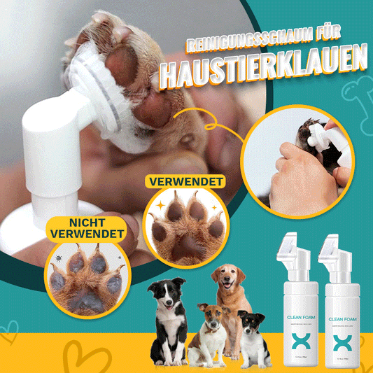 🐾🧼 Schiuma detergente per zampe di animali domestici 🐶🐱