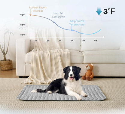 ❄️🐾 Tappetino rinfrescante per animali domestici (Effetto rinfrescante 4 volte superiore) 🐶 Un must-have estivo per ogni proprietario di animali