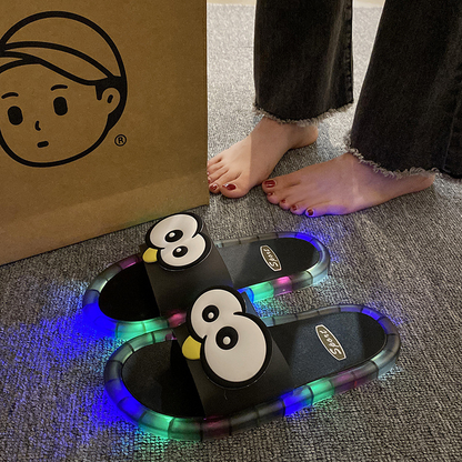 Pantofole Luminose a LED per Bambini - Design Cartoni Animati