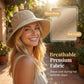 Super Offerta! Cappello da Sole Donna a Tesa Larga con Fiocco 🌟 Protezione Totale al 50% di Sconto!