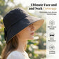 Super Offerta! Cappello da Sole Donna a Tesa Larga con Fiocco 🌟 Protezione Totale al 50% di Sconto!