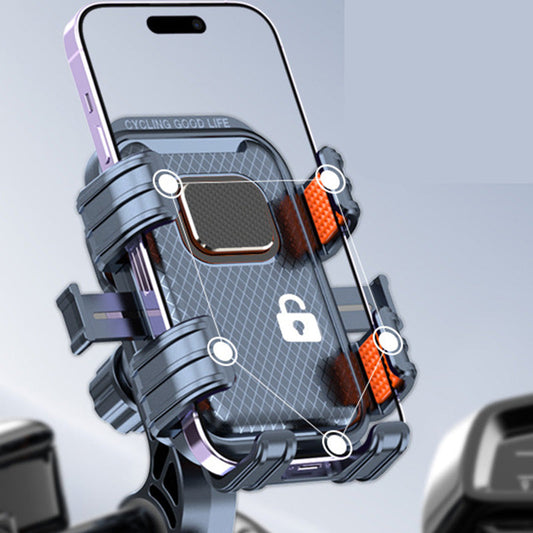 Supporto antiurto per telefono da moto