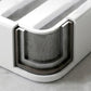 Porta spugne da cucina senza fori per lavello con scolapiatti