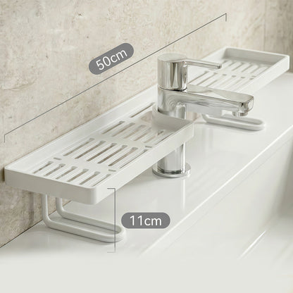 Porta spugne da cucina senza fori per lavello con scolapiatti