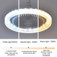 🍃E27 360° Rotating Ceiling Fan with Remote Control | Offerta limitata: -20%