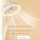🍃E27 360° Rotating Ceiling Fan with Remote Control | Offerta limitata: -20%