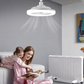 🍃E27 360° Rotating Ceiling Fan with Remote Control | Offerta limitata: -20%