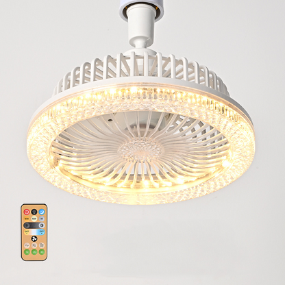 🍃E27 360° Rotating Ceiling Fan with Remote Control | Offerta limitata: -20%