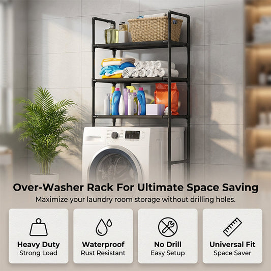 🔥2026 Novità Hot Selling❤️🔥Scaffale Organizer per Bagno & Lavanderia Senza Foratura