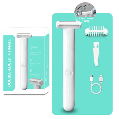 🔥OLTRE 50K+ VENDUTE!⚡ Rasoio elettrico a doppia testa impermeabile per il corpo – rasatura totale, anche sotto la doccia! 💧🪒