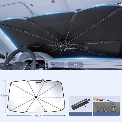 SCONTO 50%- Ombrello Parasole Pieghevole per Parabrezza Auto