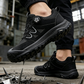 Scarpe antinfortunistiche da uomo con puntale in acciaio e sistema di allacciatura rotante