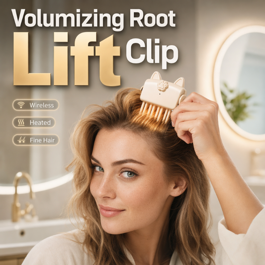 🎉 🔥 OFFERTA LIMITATA-60%🔥🎉Oltre 48.000 esemplari venduti 💇 Pincetta riscaldante senza fili per dare volume alle radici, per capelli fini e piatti