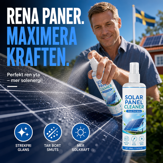 🛒 SCONTO DEL 50% IN QUESTO MOMENTO! ☀️ Spray avanzato per la pulizia dei pannelli solari – Rimuove efficacemente lo sporco e migliora la resa energetica – Prodotto per uso esterno facile da usare 💧