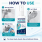 🚿 Spray Anticalcare ad Azione Rapida per Soffioni Doccia e Rubinetti – 50ml, Rimuove Depositi Minerali & Calcare – 1+1 Gratis ✨（副本）