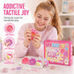 🔥🧁 30% DI SCONTO! 🐾 Kit squishy fai-da-te per bambini – Gelato fritto da modellare con design zampa di gatto! ✨🎨