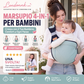 ⏳🔥OFFERTA LIMITATA DEL 50% DI SCONTO! ⏰👶 Marsupio per bambino traspirante 4 in 1 – 0-36 mesi, posizione anteriore/posteriore/rivolta verso l'interno/rivolta verso l'esterno – Comfort a mani libere per genitore e bambino! ✨