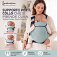 ⏳🔥OFFERTA LIMITATA DEL 50% DI SCONTO! ⏰👶 Marsupio per bambino traspirante 4 in 1 – 0-36 mesi, posizione anteriore/posteriore/rivolta verso l'interno/rivolta verso l'esterno – Comfort a mani libere per genitore e bambino! ✨