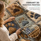 🛋️Coperta in Flanella a Impronte di Zampa 🐾 Calda e Avvolgente ma Leggera 🤗 | Stampa Vivace Durevole ✨ | per Divano, Letto e Viaggi  | 7 Misure da 70×100 a 160×220 cm 📏