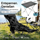 ✨🏖️ Dal mare al campeggio: questa sdraio da esterno regolabile in 4 posizioni con poggiapiedi si adatta al tuo comfort. Struttura in acciaio robusta, tessuto traspirante e tracolla inclusa. 50% DI SCONTO!