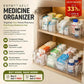 🔥Organizzatore per farmaci trasparente ed estensibile: perfetto per tenere il kit di pronto soccorso ben ordinato💊🗄️