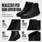 ⏰ Ultimo Giorno di Saldi – SCONTO 50% ✨Stivali da combattimento da uomo in pelle vera impermeabili