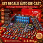 Set da gioco con garage per auto giocattolo pieghevole