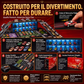 Set da gioco con garage per auto giocattolo pieghevole