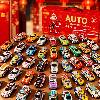 Set da gioco con garage per auto giocattolo pieghevole
