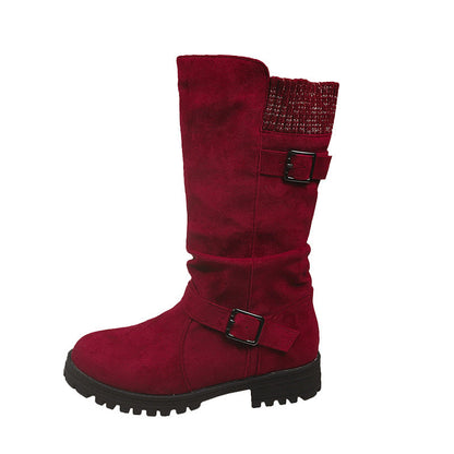 Scarpe da Donna in Camoscio Chica | Eleva lo Stile Autunnale con la Moda Euro-Americana | Design Morbido e Traspirante