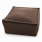 🧺Fodera per sgabello contenitore: riempibile con indumenti, portata 100 kg, cerniera larga, lavabile, 45x45x23 cm